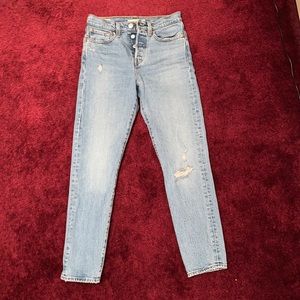 Levi’s Wedgie Size 24 light wash jeans